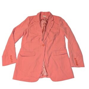 Cherish Pink Blazer Tailored Suit Jacket